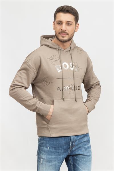 Boss Sly Erkek Kapüşonlu Sweatshirt