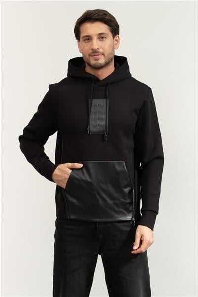 Boss Sly Erkek Kapüşonlu Sweatshirt