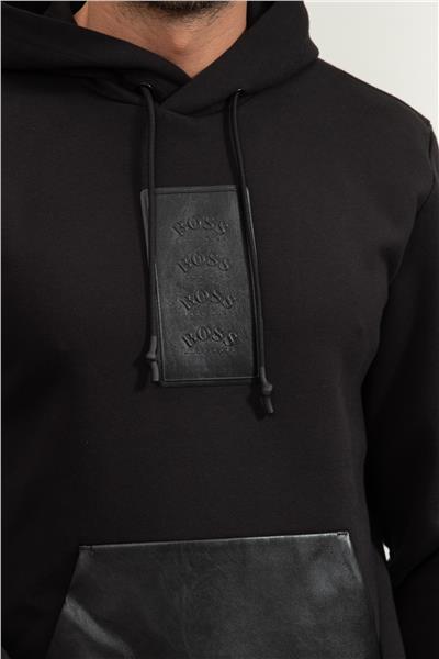 Boss Sly Erkek Kapüşonlu Sweatshirt