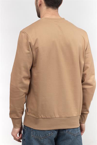 Boss Soleri Erkek Bisiklet Yaka Sweatshirt Bej
