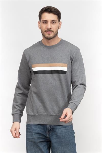 Boss Soleri Erkek Bisiklet Yaka Sweatshirt
