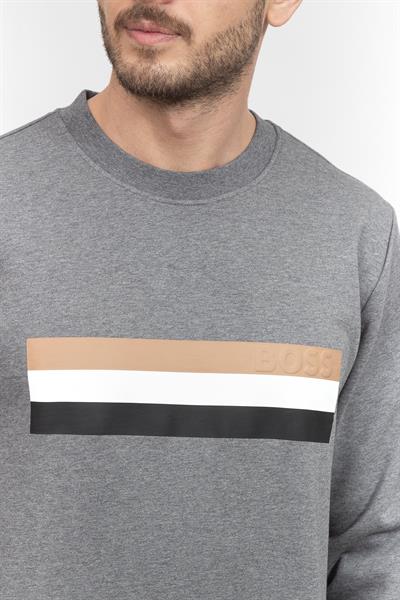 Boss Soleri Erkek Bisiklet Yaka Sweatshirt