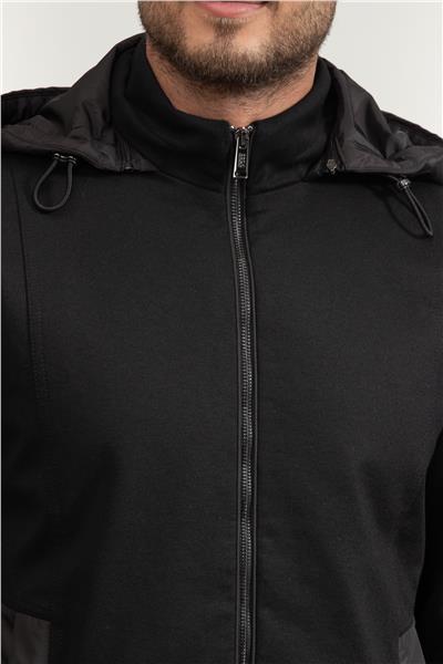 Boss Steele Erkek Fermuarlı Sweatshirt