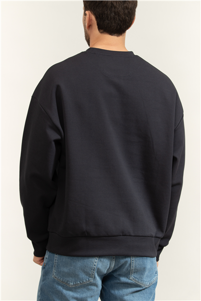 Boss Stenson Erkek Bisiklet Yaka Sweatshirtshirt