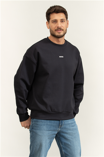 Boss Stenson Erkek Bisiklet Yaka Sweatshirtshirt