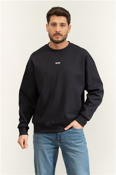 Boss Stenson Erkek Bisiklet Yaka Sweatshirtshirt