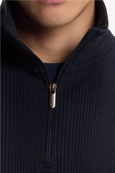 BOSS Structure 1/4 Zip Erkek Fermuarlı Sweatshirt