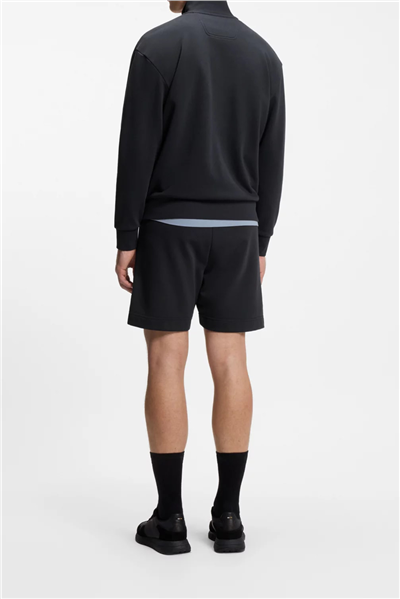 BOSS Sw Collar Full Zip Erkek Fermuarlı Sweatshirt Mavi
