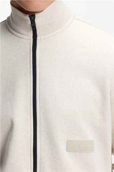 BOSS Sw Collar Full Zip Erkek Fermuarlı Sweatshirt