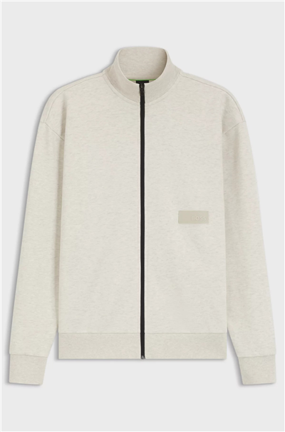 BOSS Sw Collar Full Zip Erkek Fermuarlı Sweatshirt