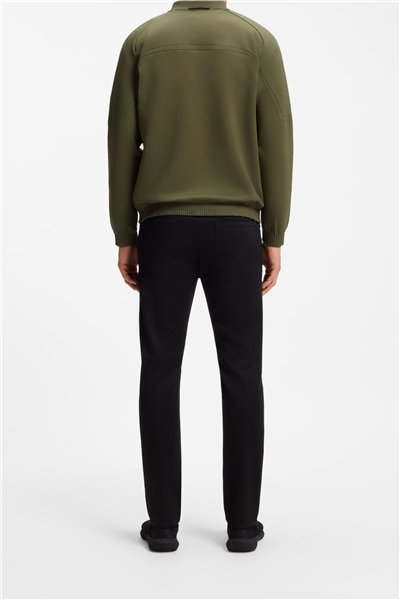 Boss Sw Ps Spirit70 Bo Erkek Fermuarlı Sweatshirt Yeşil