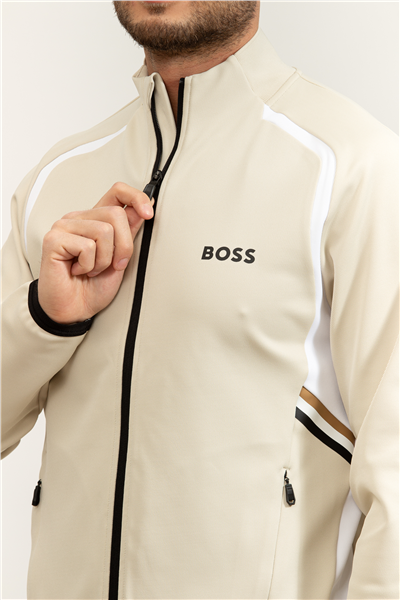 BOSS Sw Toc Spin Fz Erkek Fermuarlı Sweatshirt
