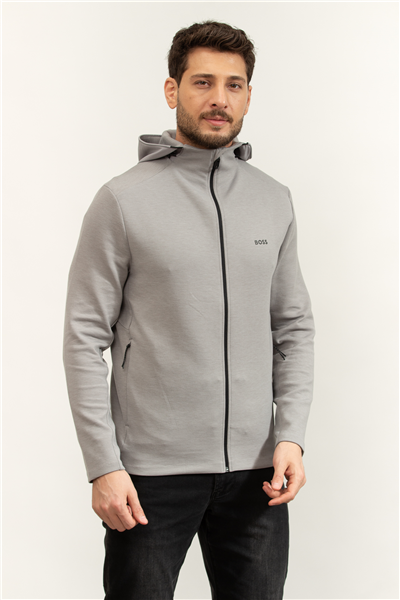 BOSS Sw Tour Hd Fz Erkek Fermuarlı Sweatshirt