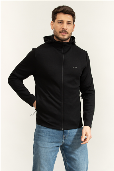BOSS Sw Tour Hd Fz Erkek Fermuarlı Sweatshirt