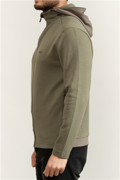 BOSS Sw Tour Hd Fz Erkek Fermuarlı Sweatshirt