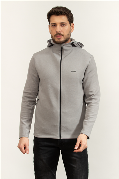 BOSS Sw Tour Hd Fz Erkek Fermuarlı Sweatshirt