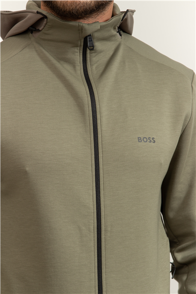 BOSS Sw Tour Hd Fz Erkek Fermuarlı Sweatshirt