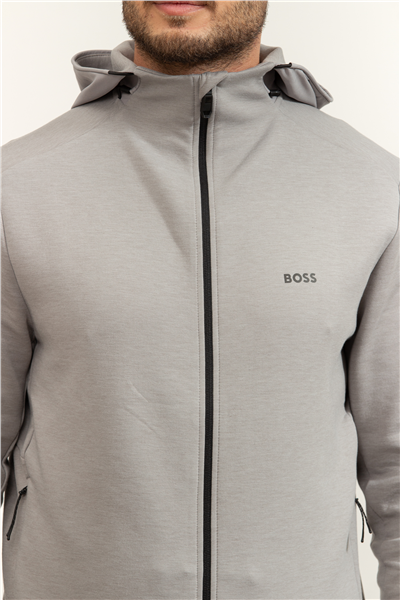 BOSS Sw Tour Hd Fz Erkek Fermuarlı Sweatshirt