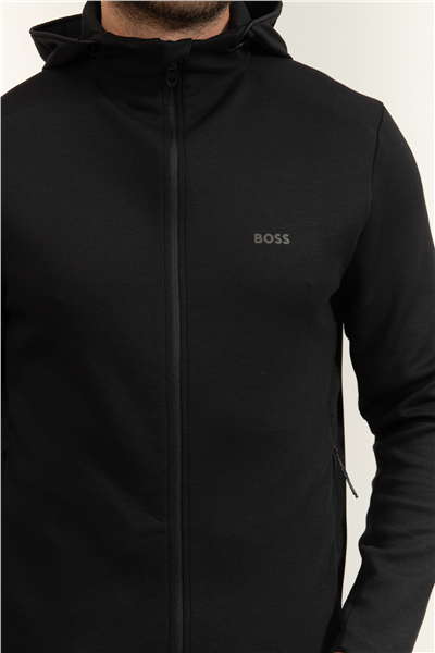 BOSS Sw Tour Hd Fz Erkek Fermuarlı Sweatshirt