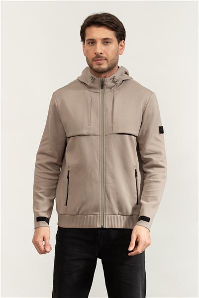 Boss Sybrique Erkek Fermuarlı Sweatshirt