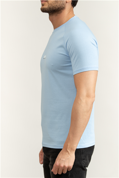 Boss T Shirt Rn Slim Fit Erkek Bisiklet Yaka T-Shirt