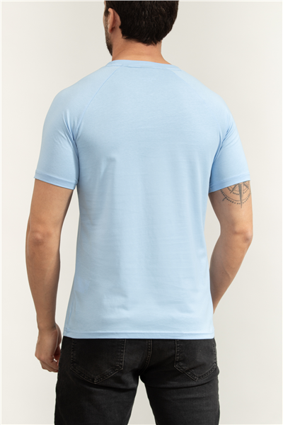 Boss T Shirt Rn Slim Fit Erkek Bisiklet Yaka T-Shirt