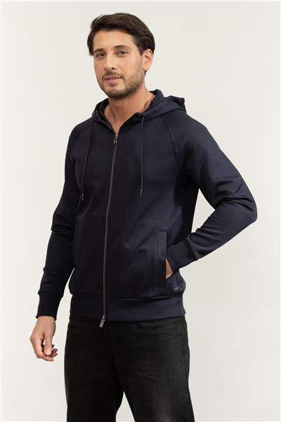 Boss T-Stevenson Erkek Fermuarlı Sweatshirt