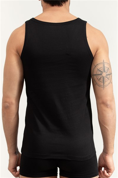 Boss TankTop 3P Classic Erkek 3lü Atlet Siyah