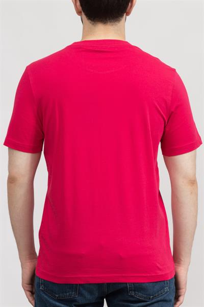 Boss Tee Erkek Bisiklet Yaka T-Shirt Pembe