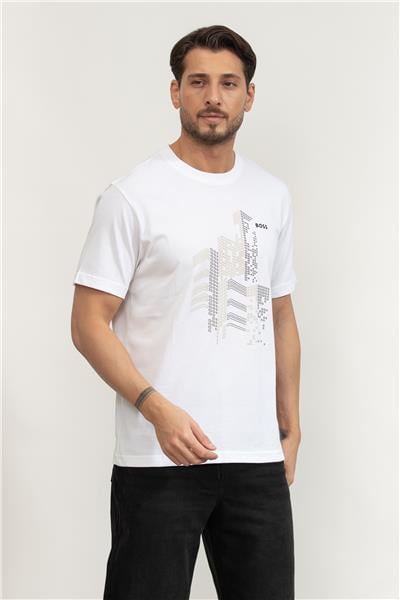 Boss Tee GRX Zone Erkek Bisiklet Yaka T-Shirt