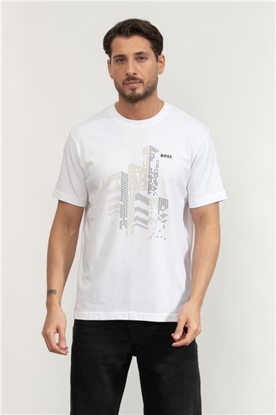 Boss Tee GRX Zone Erkek Bisiklet Yaka T-Shirt