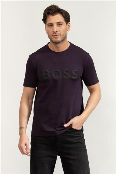 Boss Tee Iconic Zone Erkek Bisiklet Yaka T-Shirt