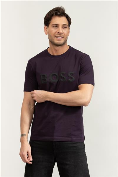 Boss Tee Iconic Zone Erkek Bisiklet Yaka T-Shirt