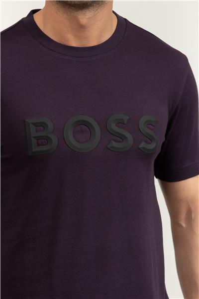 Boss Tee Iconic Zone Erkek Bisiklet Yaka T-Shirt