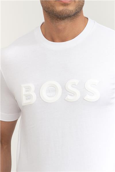 Boss Tee Iconic Zone Erkek Bisiklet Yaka T-Shirt