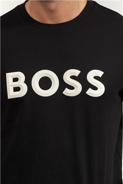 Boss Tee Iconic Zone Erkek Bisiklet Yaka T-Shirt
