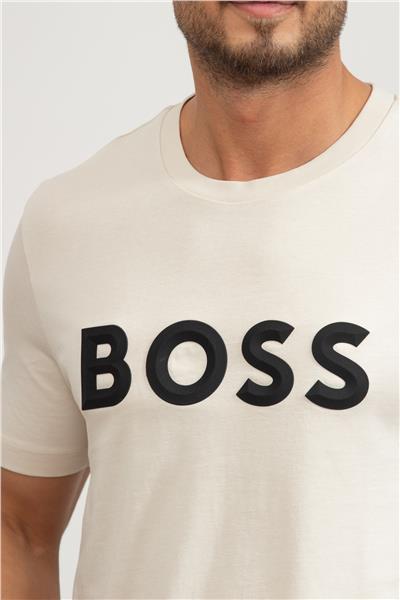 Boss Tee Iconic Zone Erkek Bisiklet Yaka T-Shirt