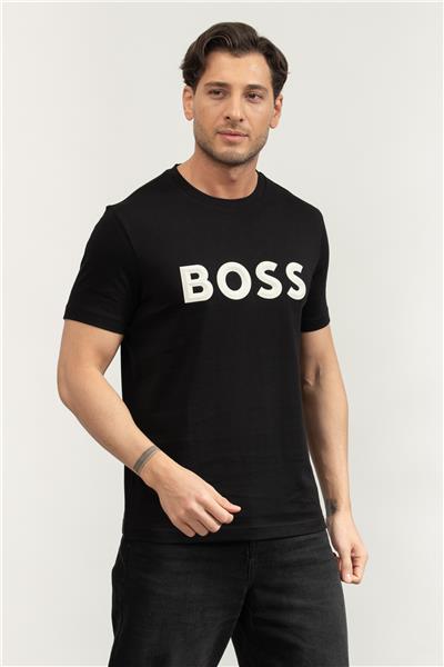 Boss Tee Iconic Zone Erkek Bisiklet Yaka T-Shirt