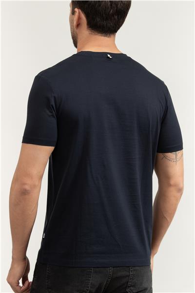 Boss Tessler Erkek Bisiklet Yaka T-Shirt