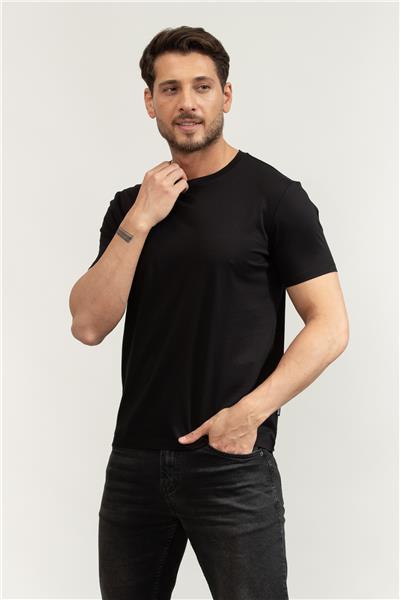 Boss Tessler Erkek Bisiklet Yaka T-Shirt