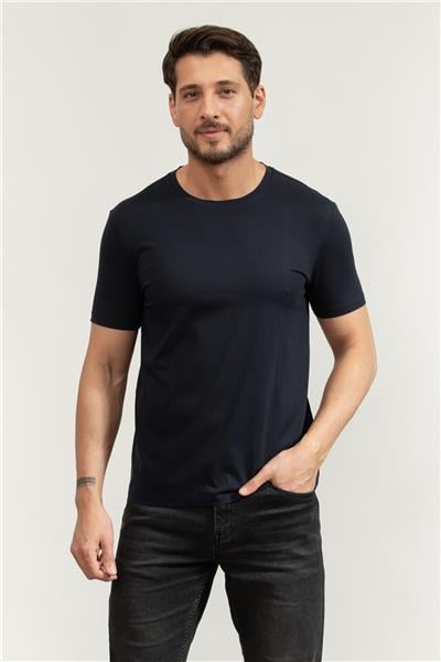Boss Tessler Erkek Bisiklet Yaka T-Shirt