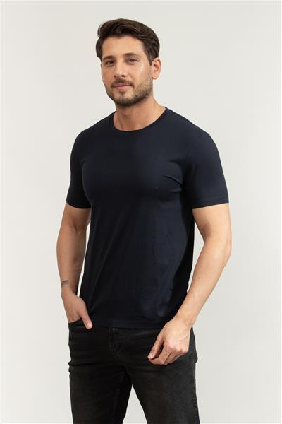 Boss Tessler Erkek Bisiklet Yaka T-Shirt