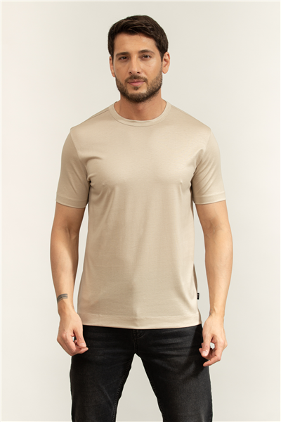 Boss Thompson 50 Erkek Bisiklet Yaka T-Shirt