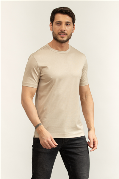 Boss Thompson 50 Erkek Bisiklet Yaka T-Shirt