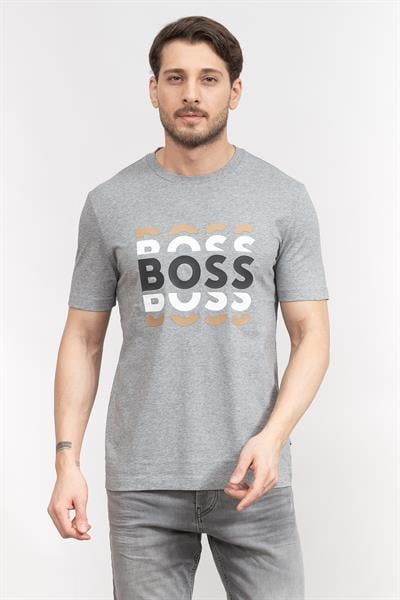 Boss Tiburt Erkek Bisiklet Yaka T-Shirt