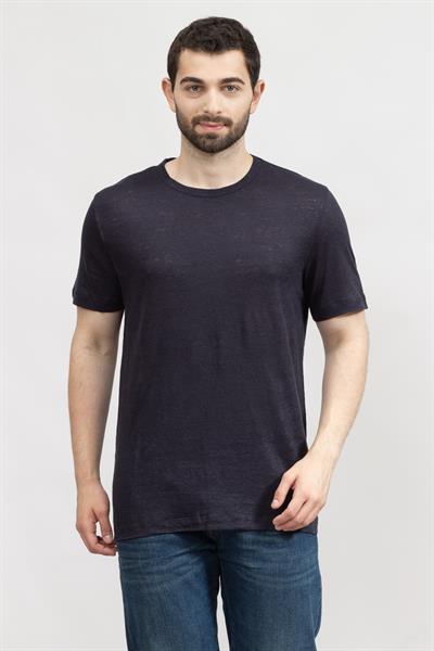 Boss Tiburt Erkek Bisiklet Yaka T-Shirt Mavi