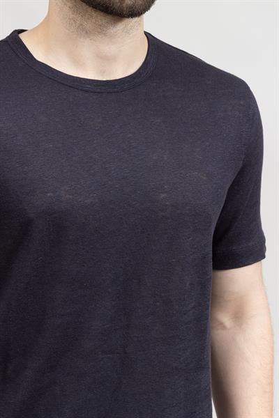 Boss Tiburt Erkek Bisiklet Yaka T-Shirt Mavi