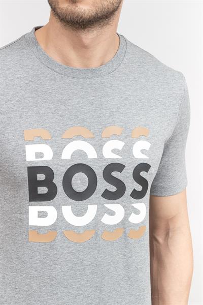 Boss Tiburt Erkek Bisiklet Yaka T-Shirt