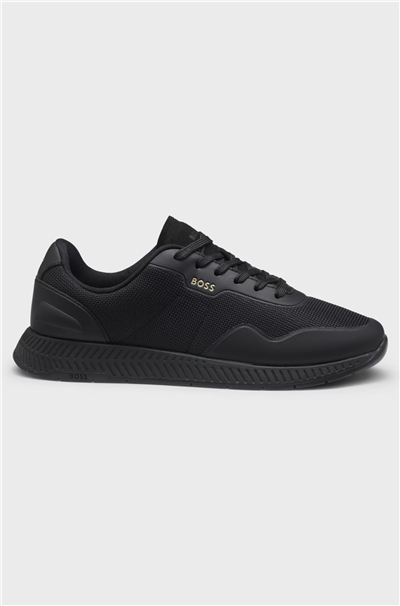 Boss Titanium Runn Trtxpu Erkek Sneaker Siyah