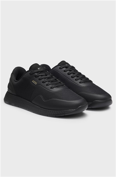 Boss Titanium Runn Trtxpu Erkek Sneaker Siyah